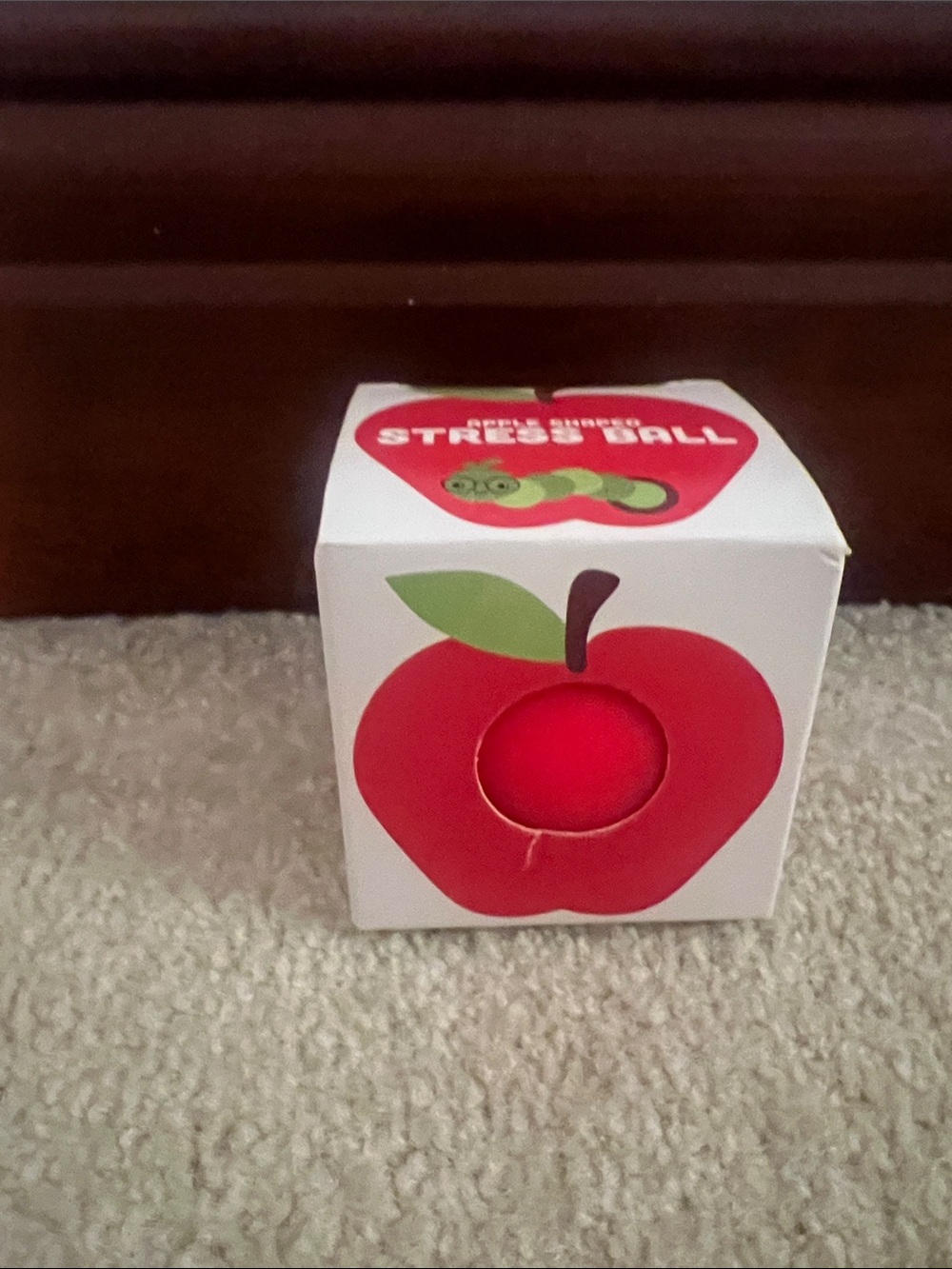 Red Apple Stress Ball Toy